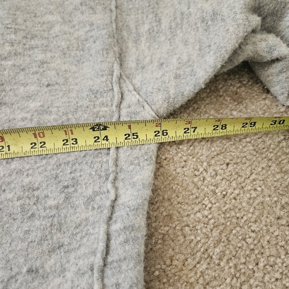 Free People Eucalyptus Cardigan Sweater Grey Wool Blend Oversized Cozy Shawl M - Picture 14 of 14